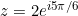 z = 2e^{i5\pi/6}