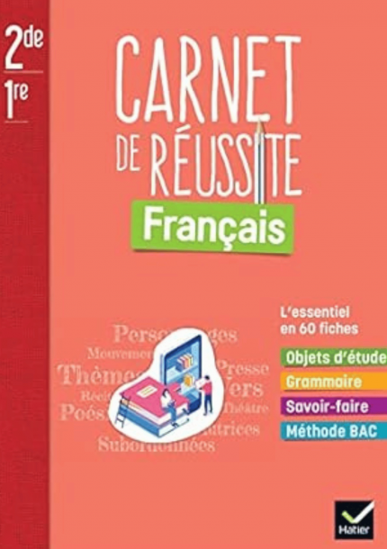 Carnet de réussite Français 2de 1re HATIER