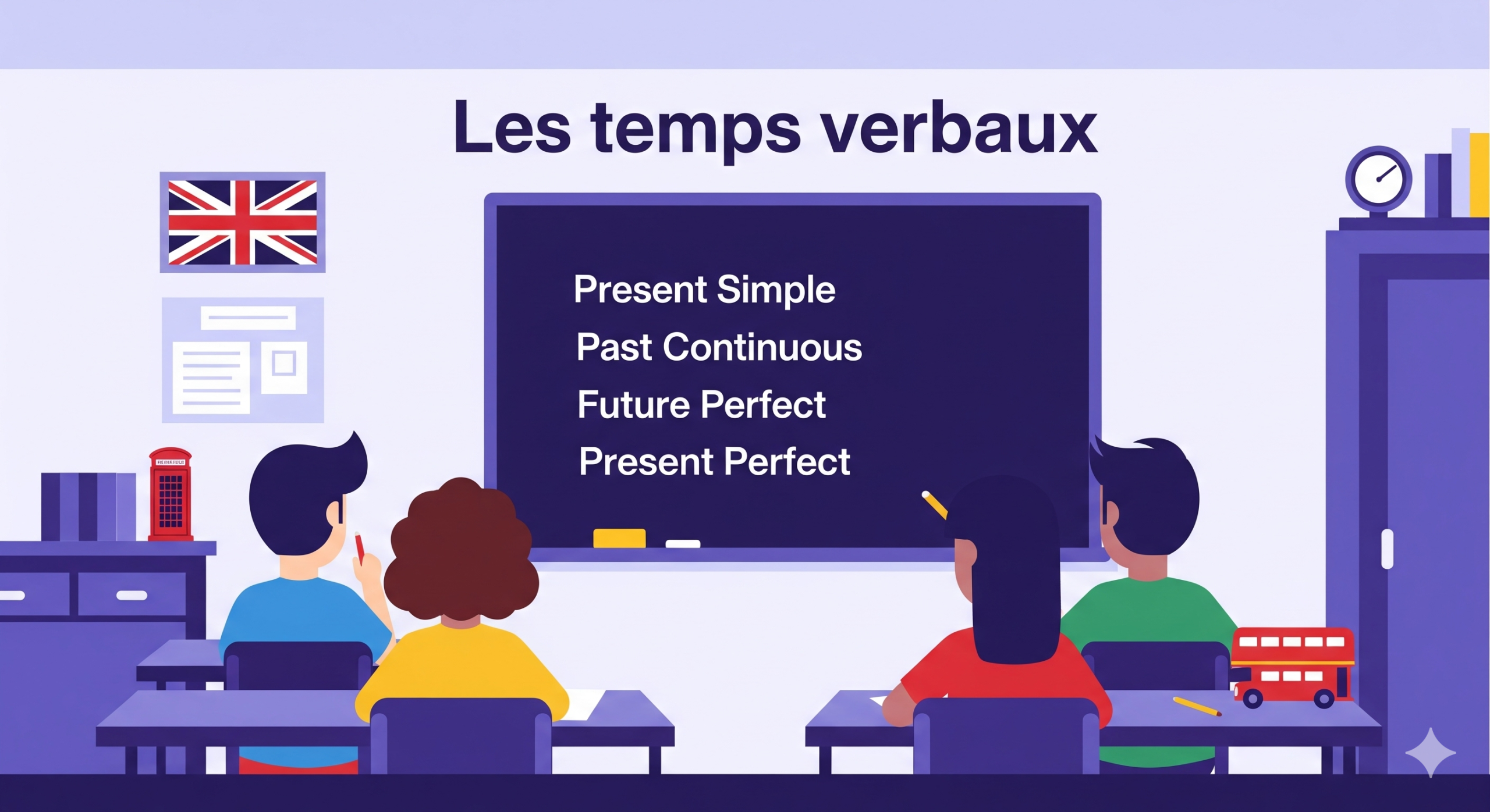Maîtrise des temps verbaux essentiels en Anglais