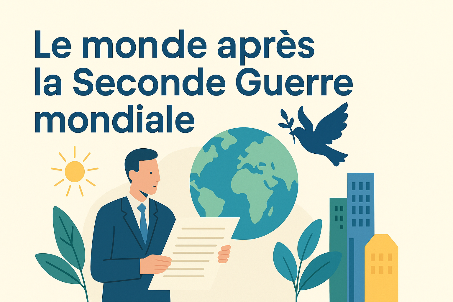 Le monde après la Seconde Guerre mondiale