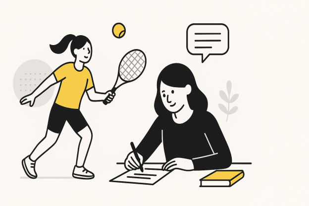 Sports, Leisure Activities and Written Expression