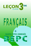 LESONA FRANCAIS 3ème SUJETS TYPES CORRIGES